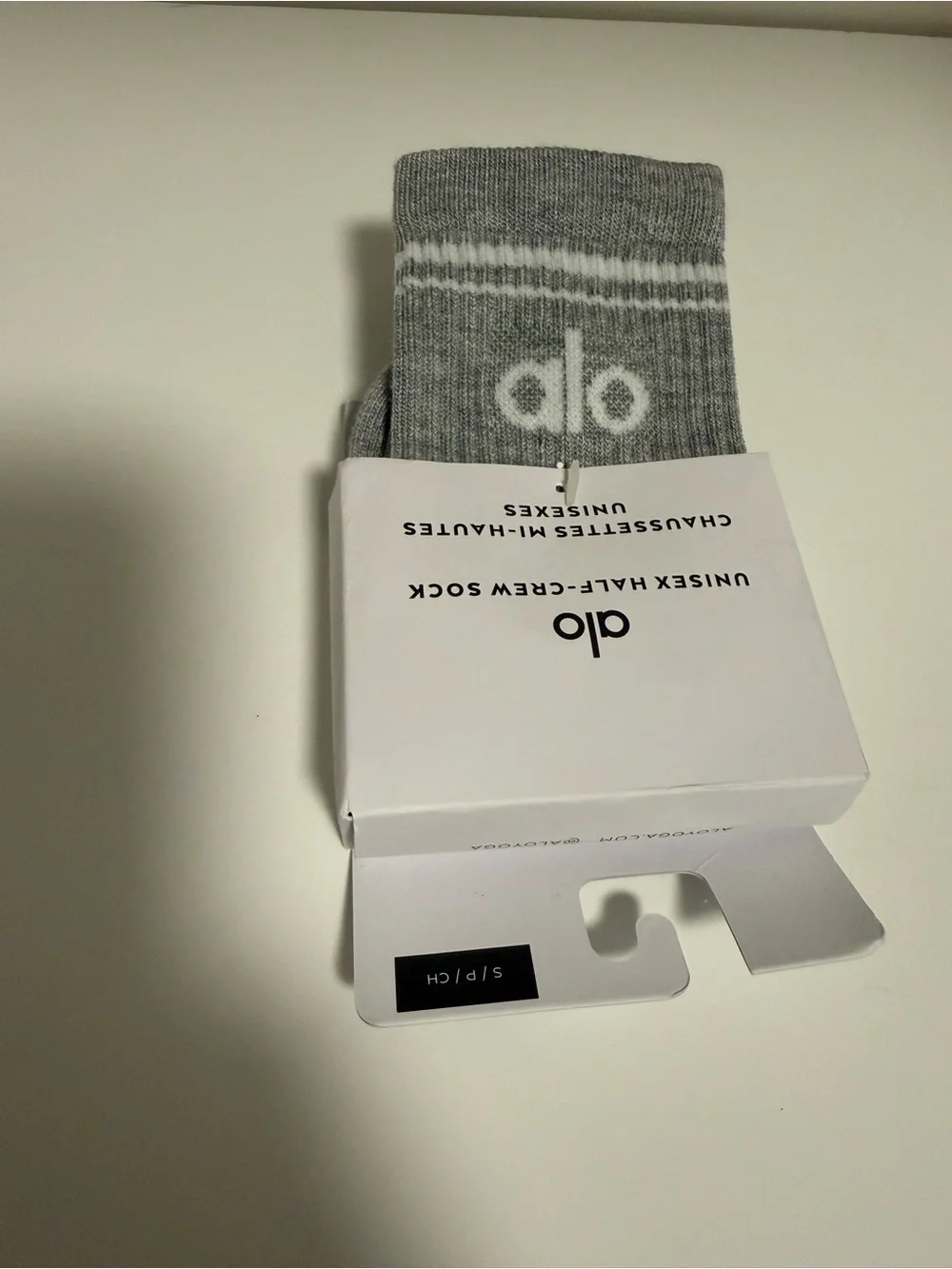 ALO Yoga Grey Crew Socks - Alo